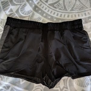 Fabletics black and grey shorts